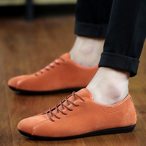 Мъжки ежедневни обувки - три модела - син, черен и оранжев