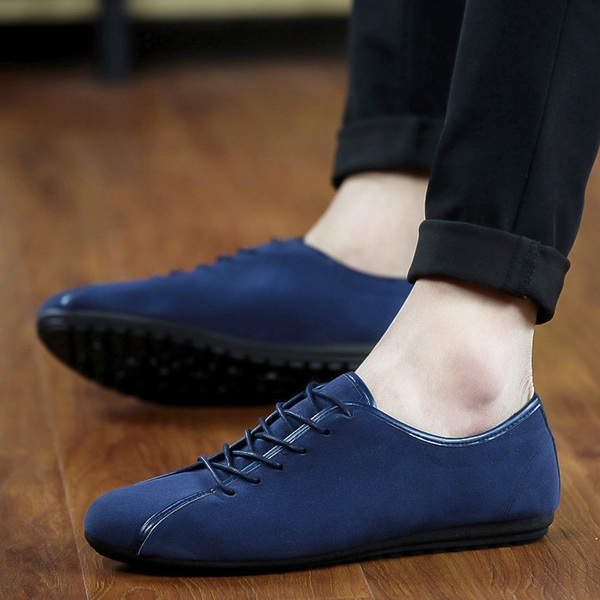 Ανδρικά παπούτσια - τρία μοντέλα - μπλε, μαύρο και πορτοκαλί