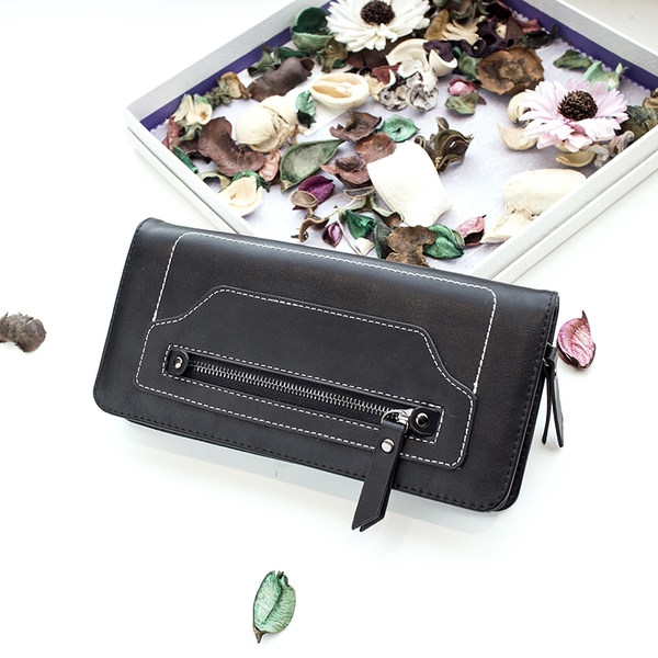 Γυναικείο πορτοφόλι σε μαύρο και άσπρο - 2 μοντέλα