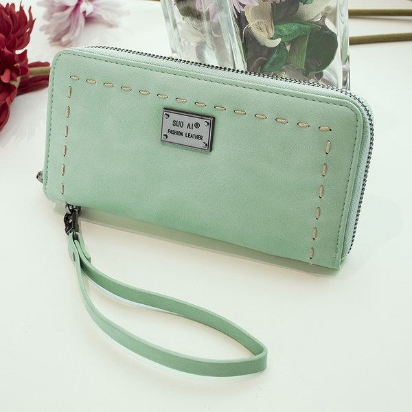 Γυναικείο πορτοφόλι σε πράσινο, γκρι, μαύρο και κόκκινο - 4 μοντέλα