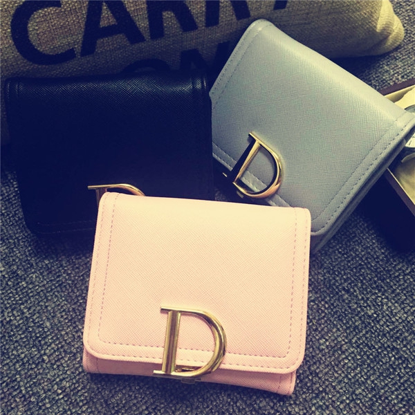 Γυναικείο πορτοφόλι σε μαύρο, ροζ και γκρι - 3 μοντέλα