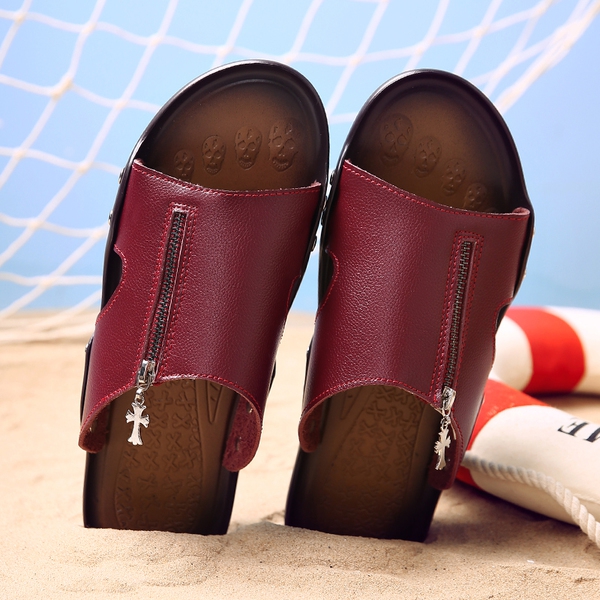 Ανδρικά, παντόφλες φερμουάρ πέντε χρώματα