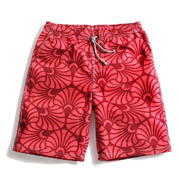 Αντρικό μαγιό κατάλληλο για σέρφινγκ σε κόκκινο χρώμα 