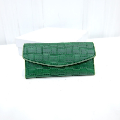 Γυναικείο πορτοφόλι από συνθετικό δέρμα σε γκρι, μαύρο, φούξια, πράσινο, μπλε, πορτοκαλί, ασημί και χρυσό χρώμα - 10 μοντέλα