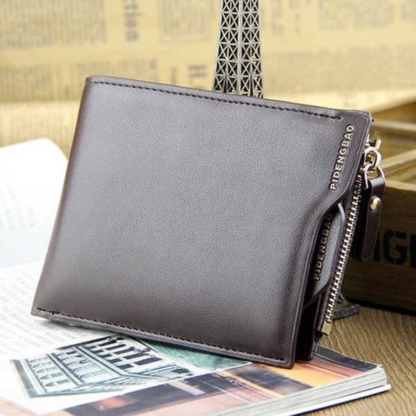 Мъжки портфейли в сив,черен и кафяв цвят - 5 модела