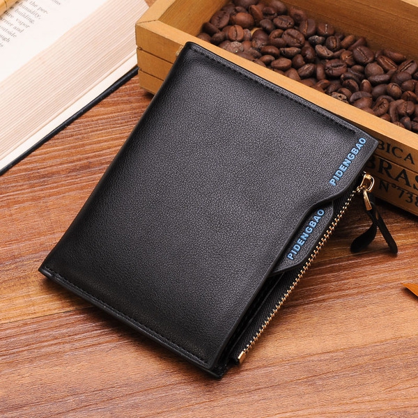 Мъжки портфейли в сив,черен и кафяв цвят - 5 модела