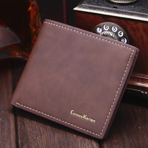 Πορτοφόλι των ανδρών σε  μπλε και καφέ χρώμα - 2 μοντέλα