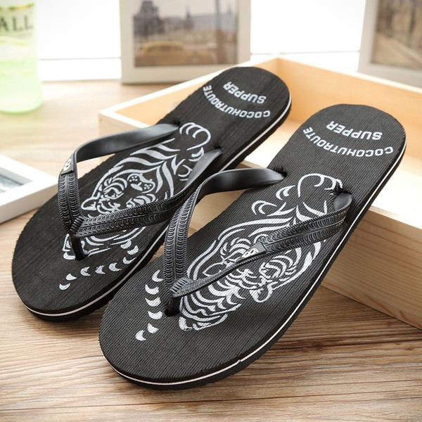 Ανδρικά, παντόφλες σιλικόνης δύο χρώματα