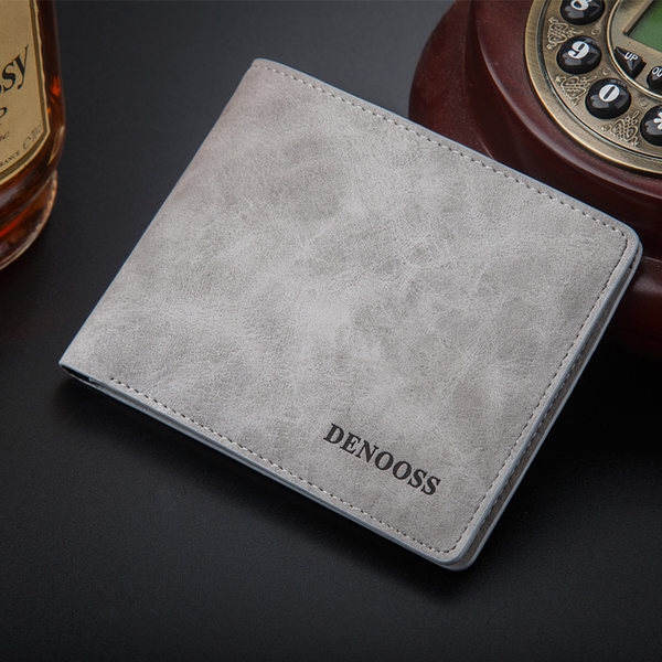 Мъжки портфейли от изкуствена кожа в кафяв,сив и черен цвят - 4 модела