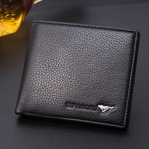 Ανδρικό πορτοφόλι σε τεχνητό δέρμα  σε καφέ και μαύρο - 12 μοντέλα.