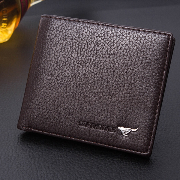 Ανδρικό πορτοφόλι σε τεχνητό δέρμα  σε καφέ και μαύρο - 12 μοντέλα.
