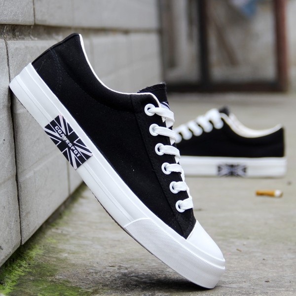 Ανδρικά παπούτσια - για την άνοιξη, καλοκαίρι και το φθινόπωρο - ραμμένο με κατασκευή από ύφασμα και δέρμα - διάφορα κορυφαία μο