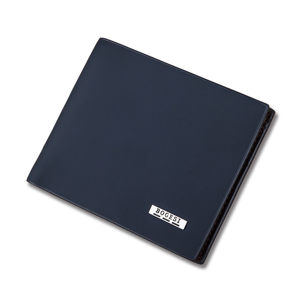 Πορτοφόλι των ανδρών σε τρία χρώματα - μαύρο, καφέ και μπλε