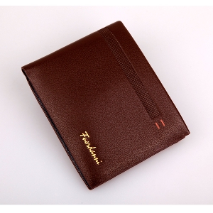 Πορτοφόλι των ανδρών σε κόκκινο, καφέ και μαύρο - 2 μοντέλα