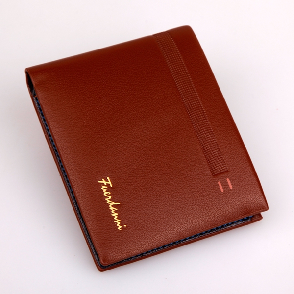 Πορτοφόλι των ανδρών σε κόκκινο, καφέ και μαύρο - 2 μοντέλα