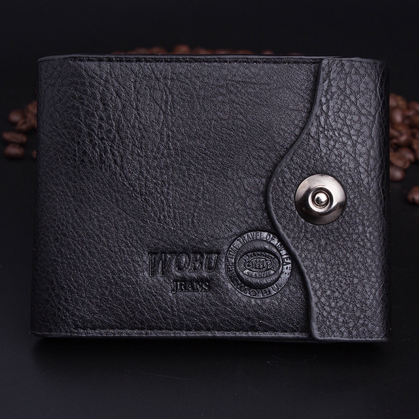 Πορτοφόλι των ανδρών σε κόκκινο, καφέ και μαύρο - 2 μοντέλα