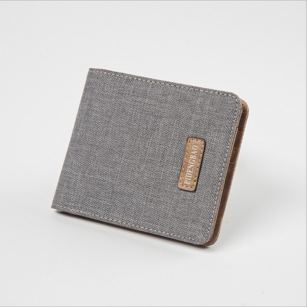 Πορτοφόλια των ανδρών σε γκρι, μαύρο και μπλε - 3 διαφορετικά μοντέλα