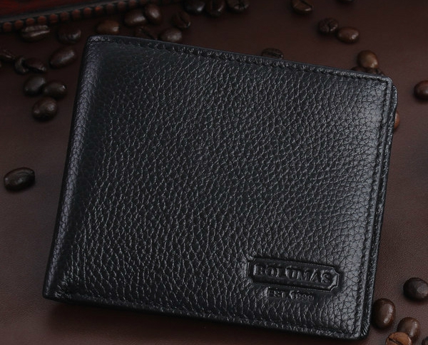 Ανδρικό πορτοφόλι τεχνητό δέρμα σε μαύρο, καφέ και κόκκινο - 9 μοντέλα