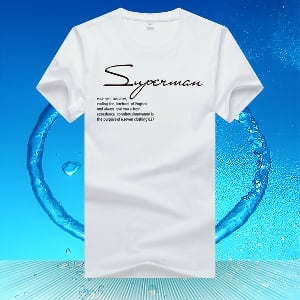 Άντρας βαμβακερό T-shirts - μαύρο, μοβ, μπλε, κίτρινο, με διάφορες επιγραφές