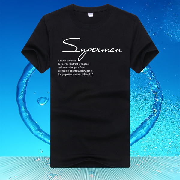 Άντρας βαμβακερό T-shirts - μαύρο, μοβ, μπλε, κίτρινο, με διάφορες επιγραφές