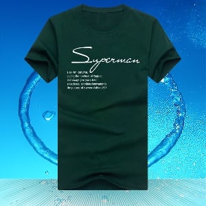 Άντρας βαμβακερό T-shirts - μαύρο, μοβ, μπλε, κίτρινο, με διάφορες επιγραφές