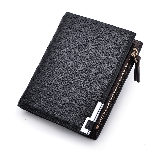 Ανδρικό πορτοφόλι τεχνητού δέρματος  - 6 μοντέλα σε καφέ και μαύρο