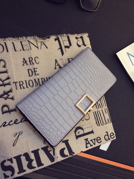 Γυναικείο πορτοφόλι από συνθετικό δέρμα σε γκρι, μαύρο, μπλε, ασημί, χρυσό, φούξια, ροζ και μοβ - 10 μοντέλα