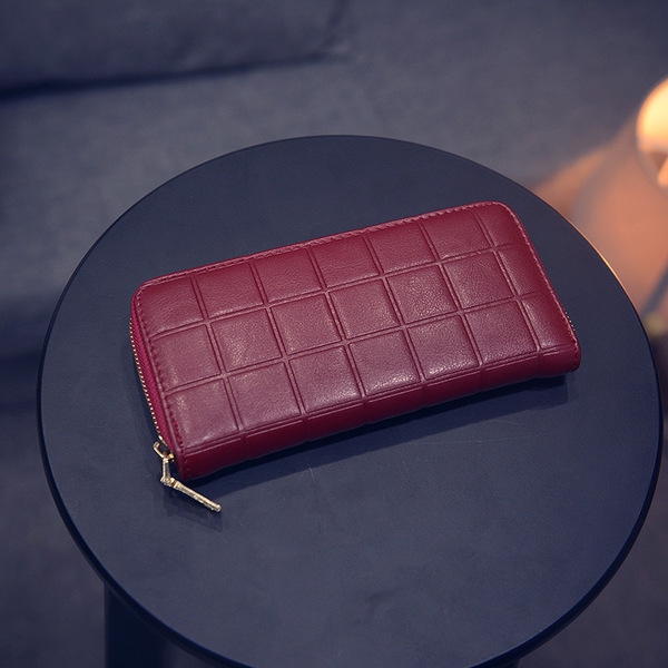 Γυναικείο πορτοφόλι σε μπλε, κόκκινο και μαύρο - 3 μοντέλα