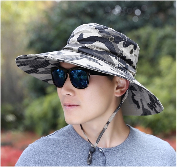 Камуфлажни шапки за мъже и жени подходящи за алпинизъм и риболов - 7 модела 