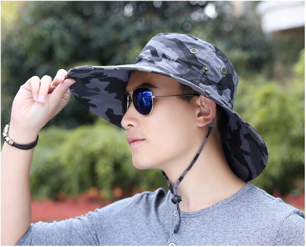 Камуфлажни шапки за мъже и жени подходящи за алпинизъм и риболов - 7 модела 