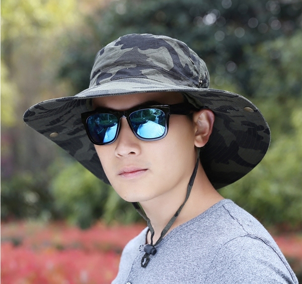 Камуфлажни шапки за мъже и жени подходящи за алпинизъм и риболов - 7 модела 