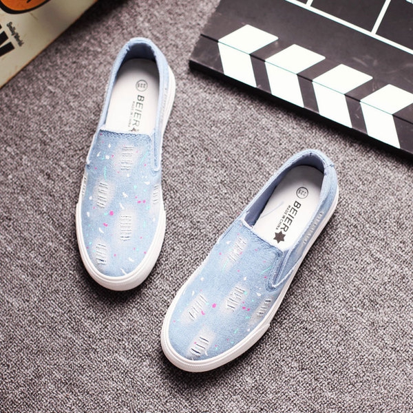 Γυναικεία παπούτσια τζιν denim - 7 μοντέλα.