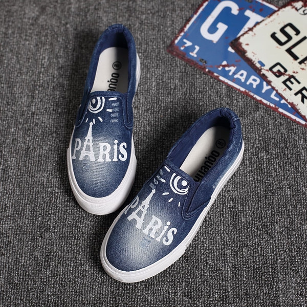 Γυναικεία παπούτσια τζιν denim - 7 μοντέλα.