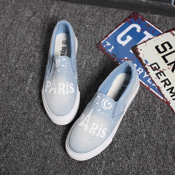 Γυναικεία παπούτσια τζιν denim - 7 μοντέλα.