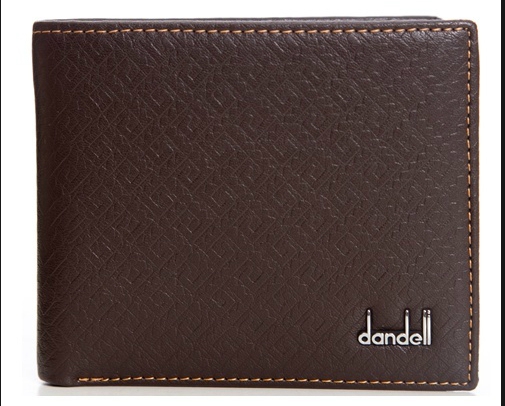 Мъжки портфейл от изкуствена кожа в 2 топ цвят - черен и кафяв