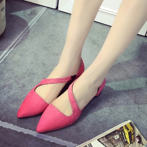 Дамски ежедневни отворени обувки в три различни цвята
