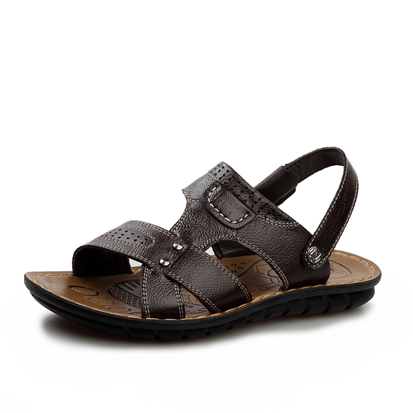 Κ Kang ανδρικά σανδάλια μαύρο και καφέ