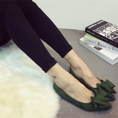 Γυναικεία παπούτσια από σουέτ με κορδέλα σε χρώμα - μπορντό, πράσινο και μαύρο