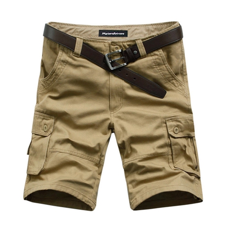 Мъжки цветни  и камуфлажни къси панталони - 9 модела 