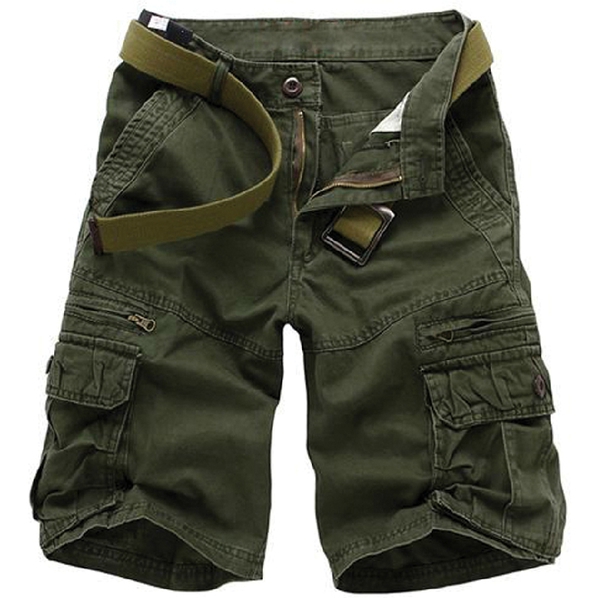 Широки мъжки къси карго панталони - 5 модела 