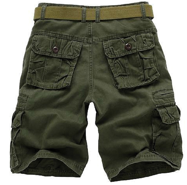 Широки мъжки къси карго панталони - 5 модела 