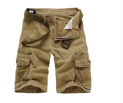Широки мъжки къси карго панталони - 5 модела 