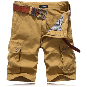 Цветни летни къси карго панталони за мъже - 4 модела 