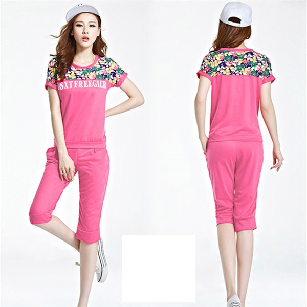 Дамски цветни ежедневни комплекти