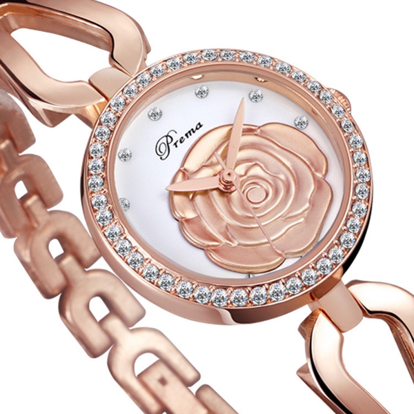 Дамски часовници 6 цвята с рози 