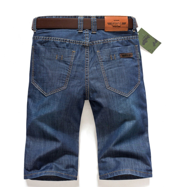 Къси мъжки дънкови панталони - 2 модела