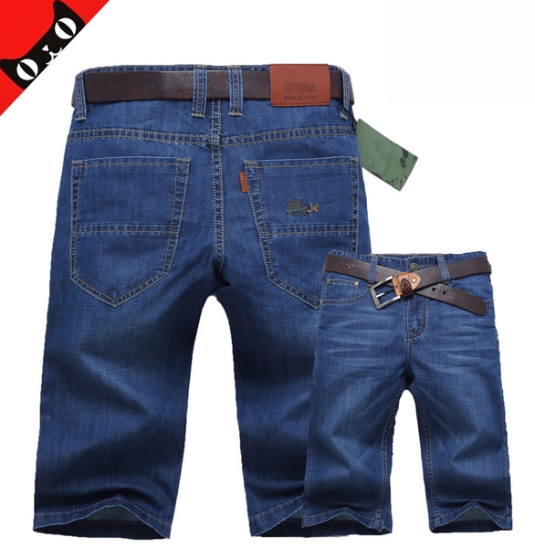 Къси мъжки дънкови панталони - 2 модела