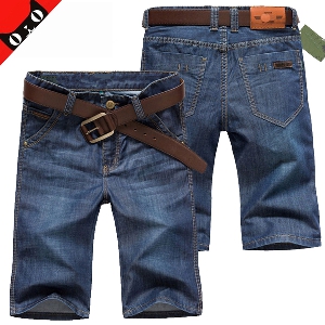Къси мъжки дънкови панталони - 2 модела