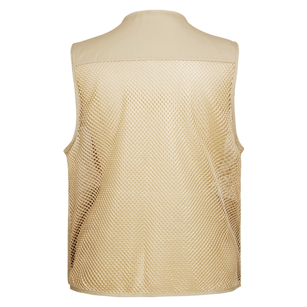 Мъжки тънък бежов елек 