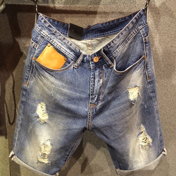 Мъжки  къси дънкови  панталони - 9 размера 